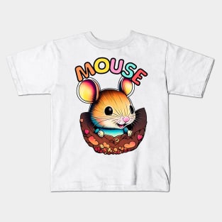 Animal Alphabet - M for Mouse Kids T-Shirt